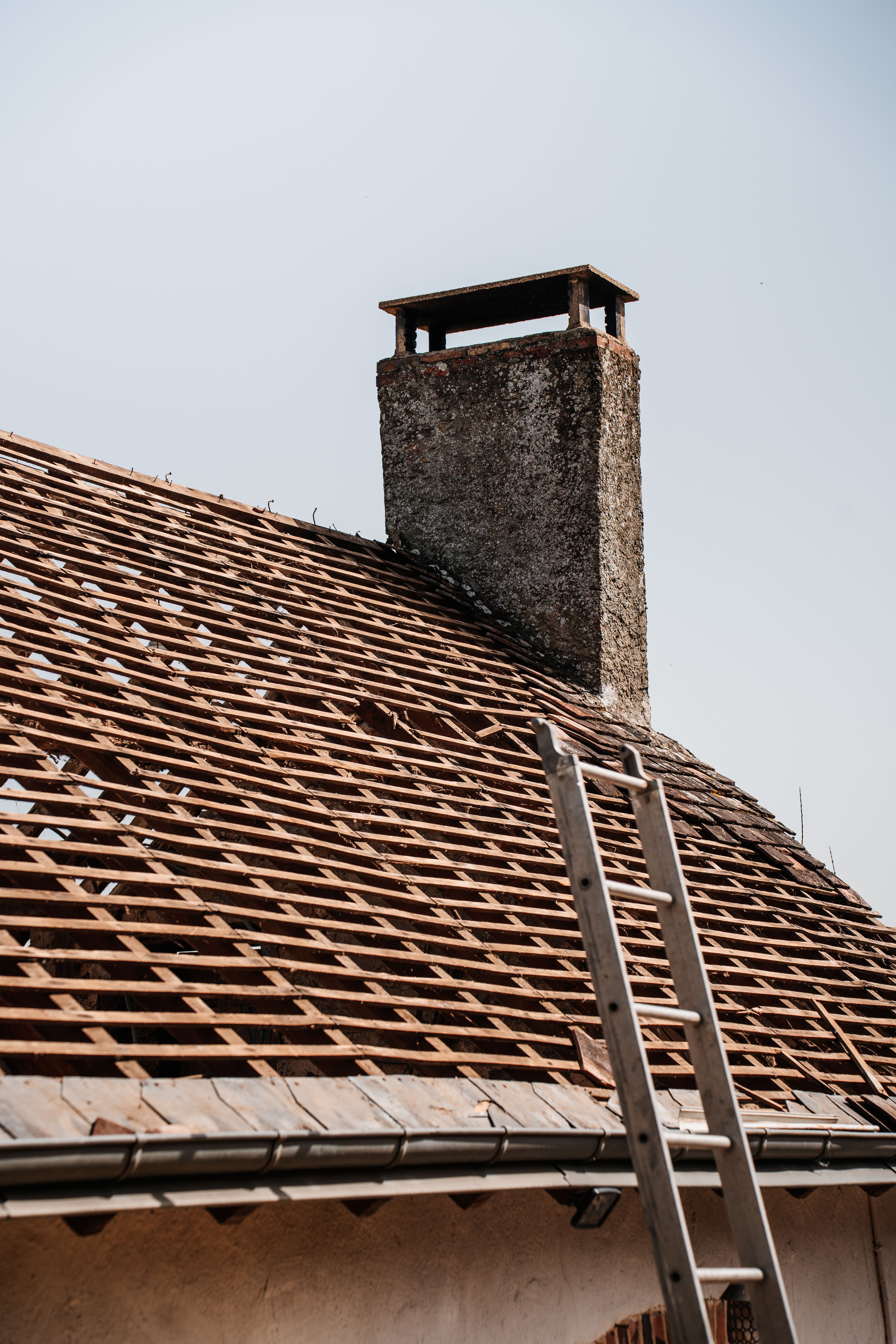 New roof installation